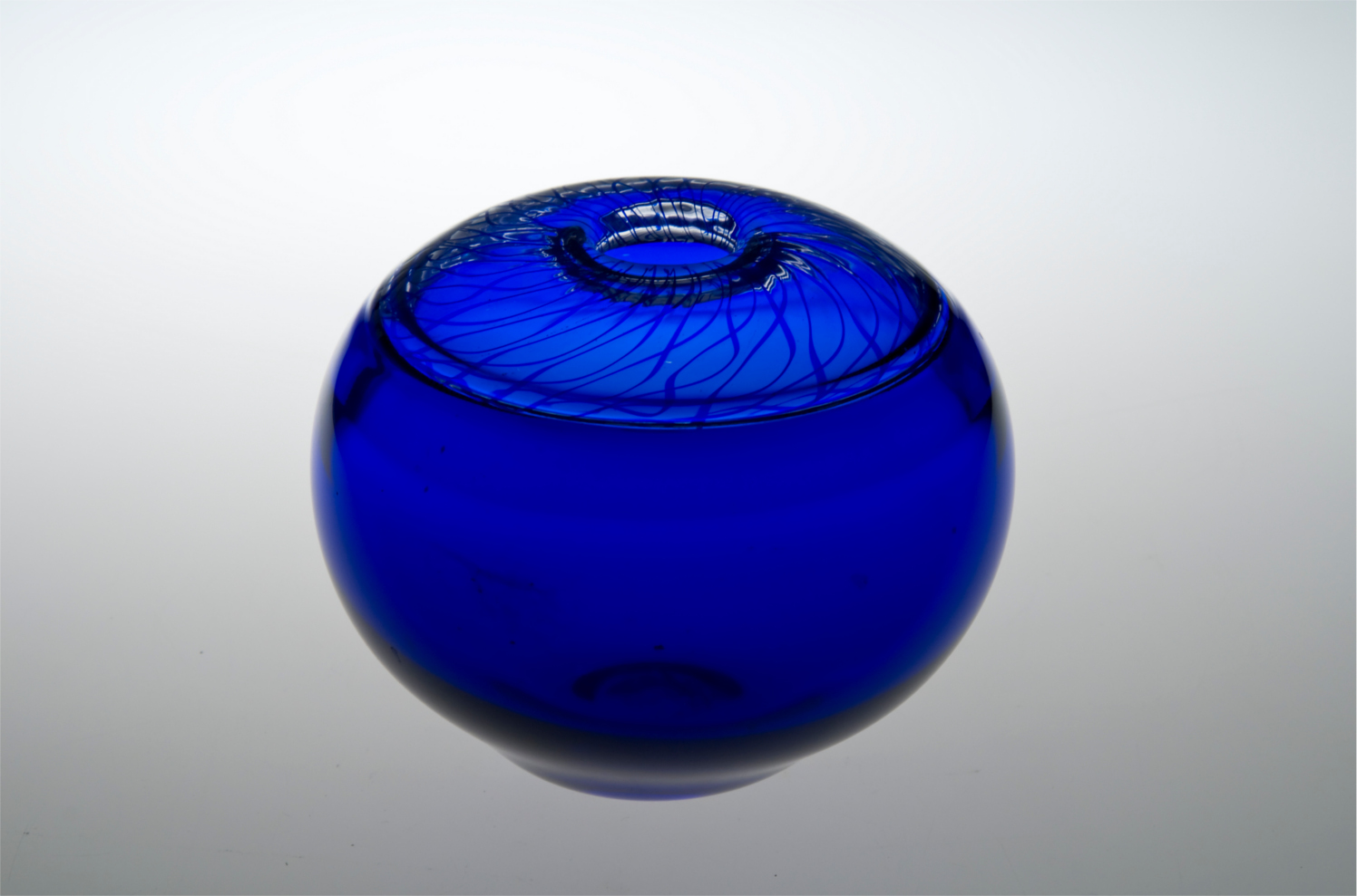 A spherical incalmo vase